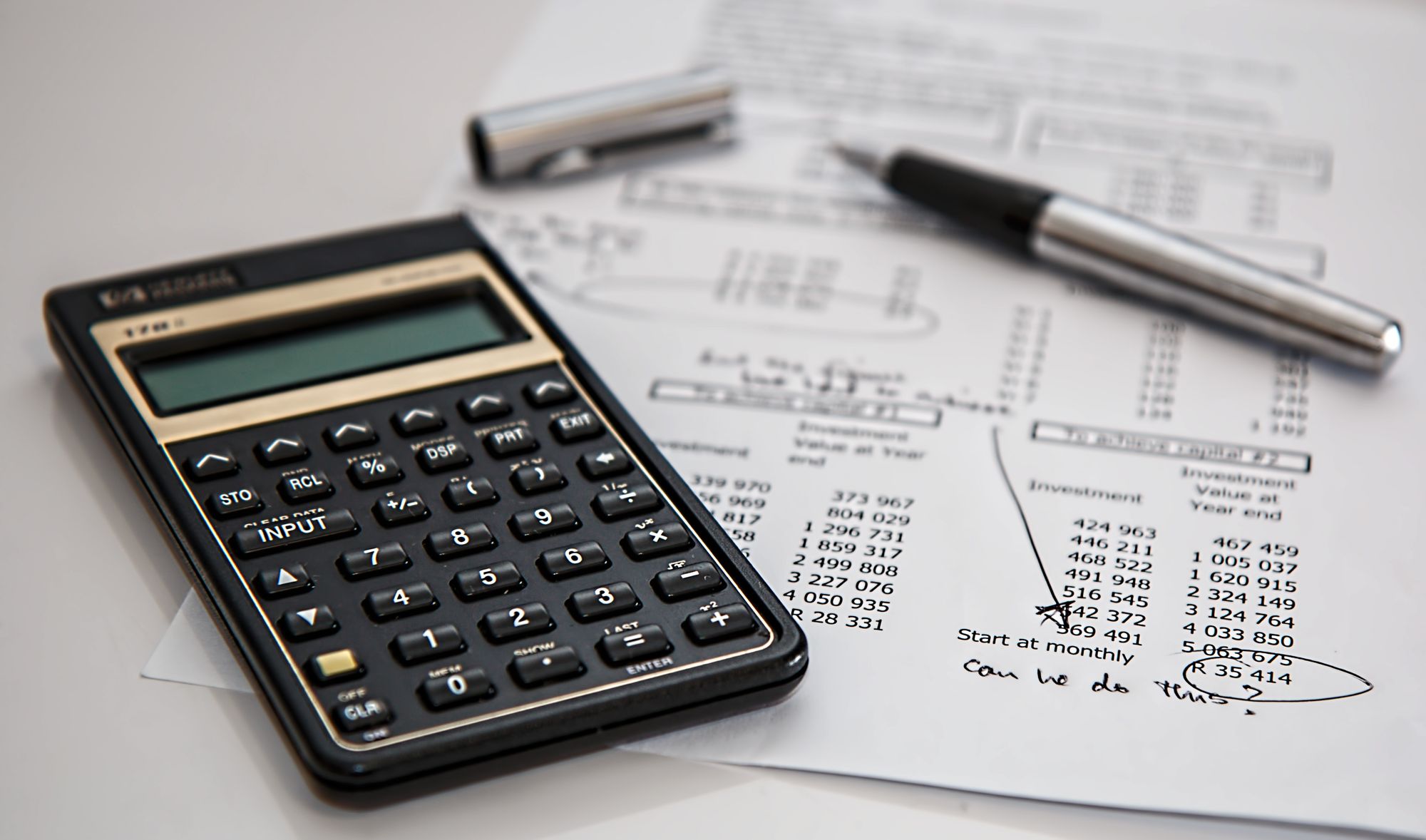 Calculator and balance sheet seems confusing to use