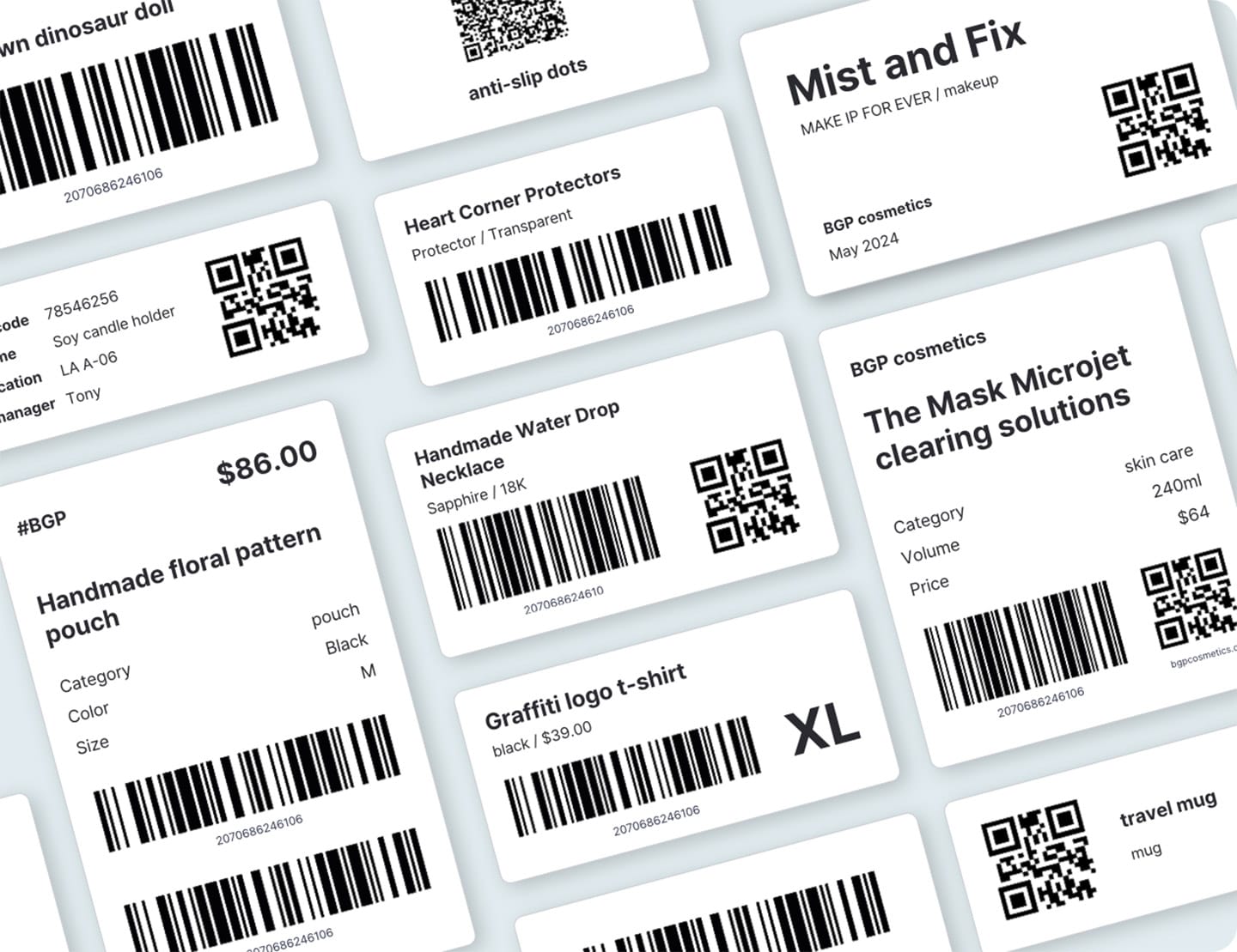 Barcodes and QR Codes to Manage Inventory