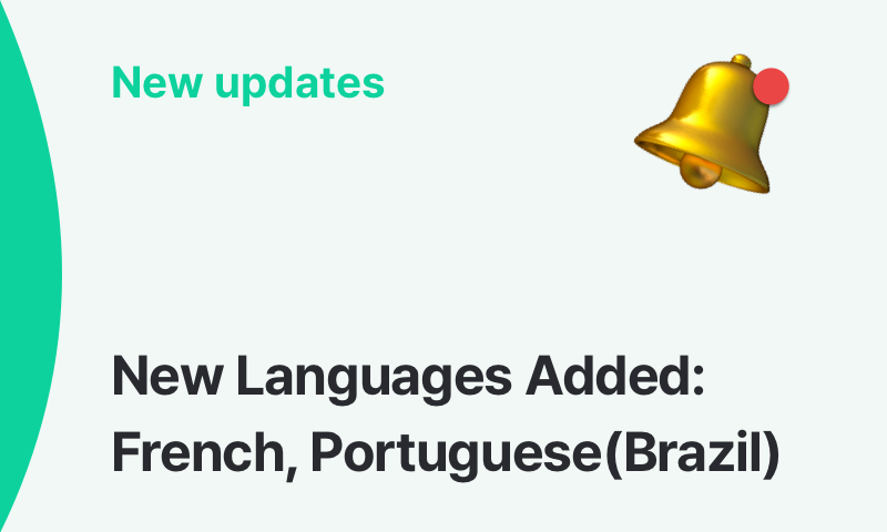 New Languages Added: BoxHero now supports French and Portuguese (Brazil)