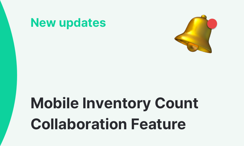 New BoxHero Update Banner: Mobile Inventory Coun