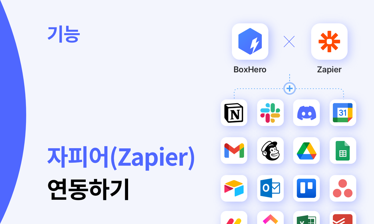 슬랙부터 지메일까지! 자피어(Zapier)로 박스히어로 입출고 알림 연동하기